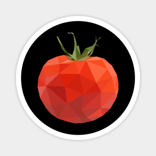 Tomato Low Poly Art Magnet